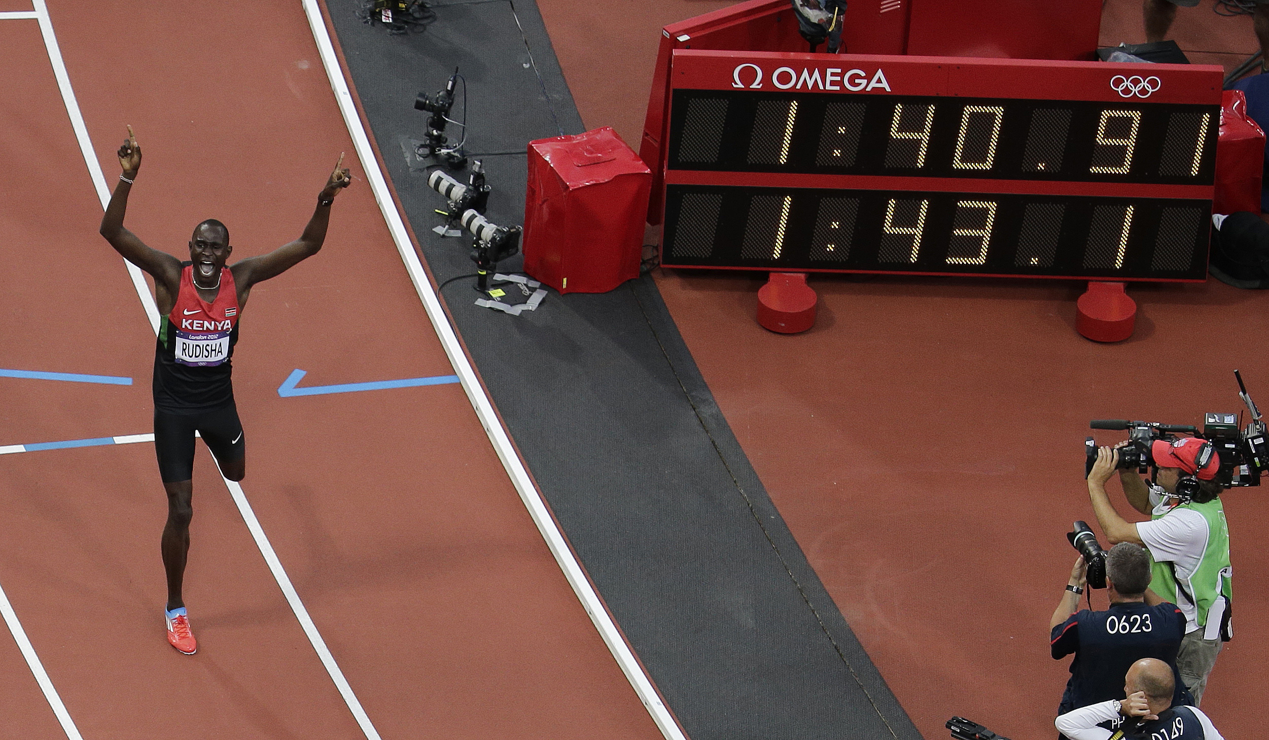 Kenya, David Lekuta Rudisha, OS, Världsrekord, London